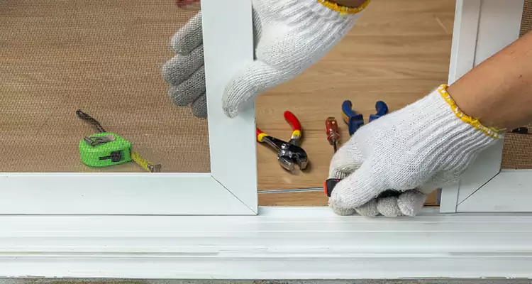 Sliding Glass Door Off Rails Repair in Ocoee, FL